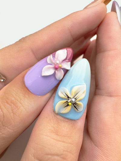 Morning Dew - Handmade Press on Nails by Clawcreature - Handmade Press - on Nails