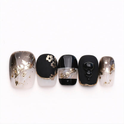 Night Wave - Handmade Press on Nails by Clawcreature - Handmade Press - on Nails