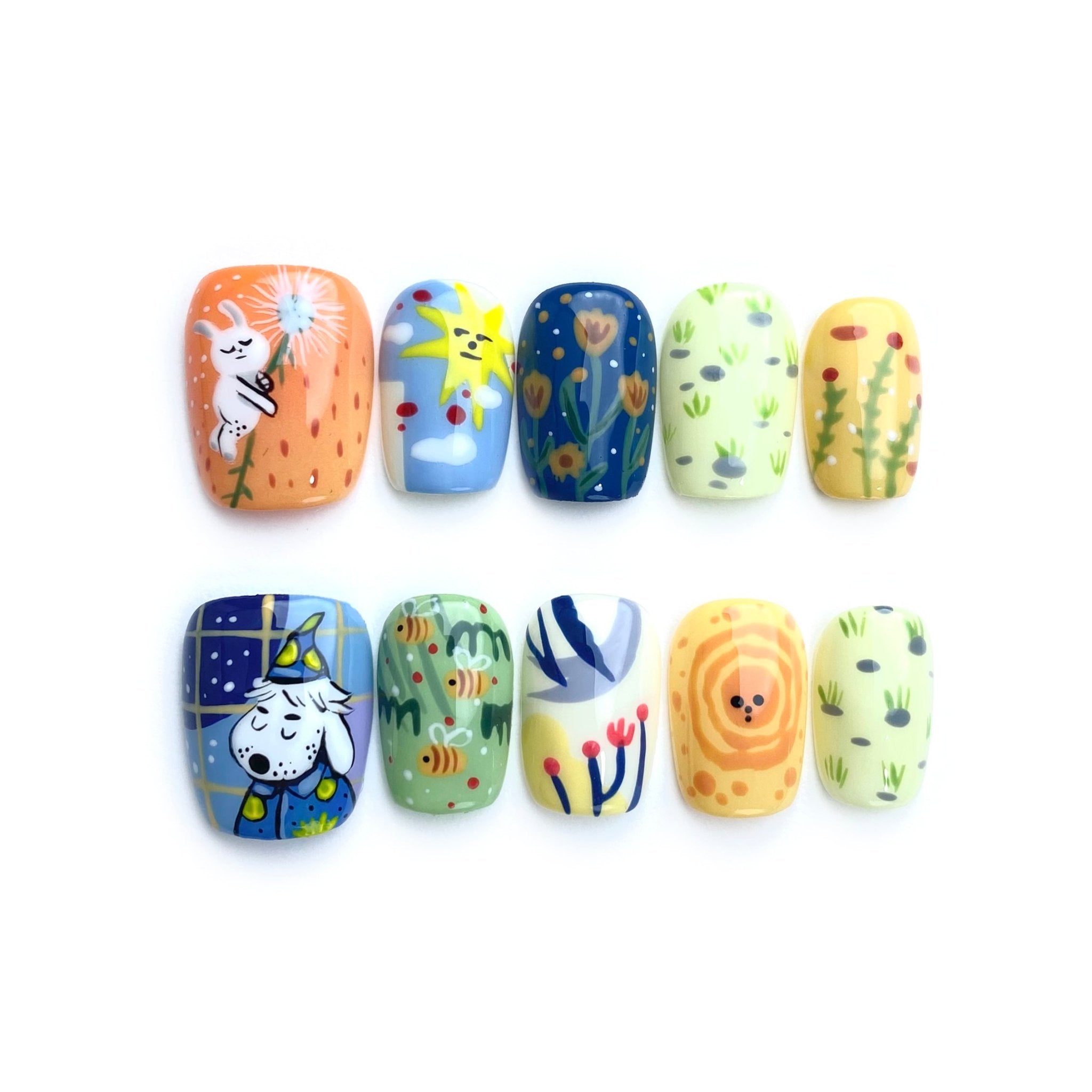 Once Upon A Mani - Handmade Press on Nails by Clawcreature - Handmade Press - on Nails