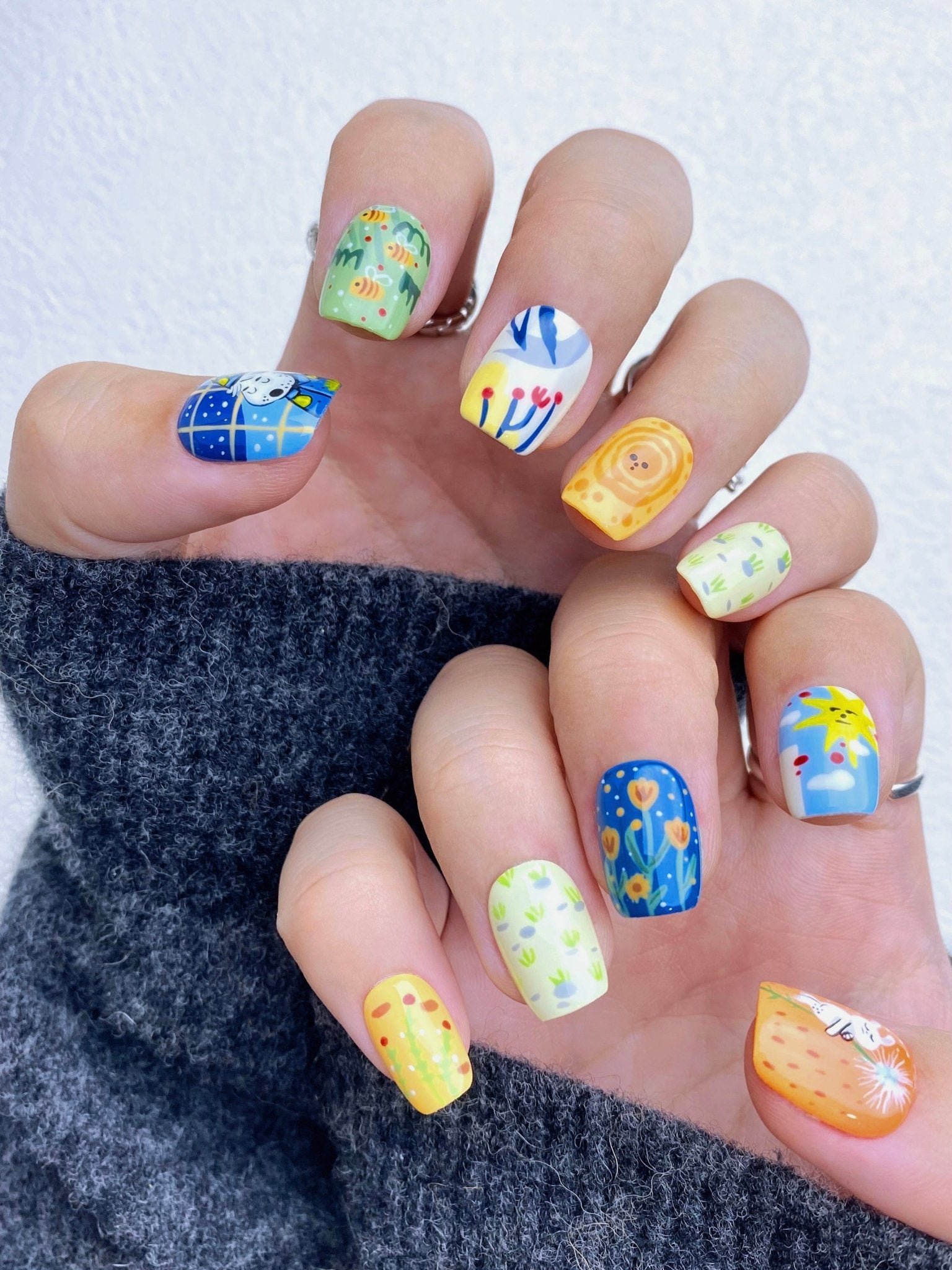 Once Upon A Mani - Handmade Press on Nails by Clawcreature - Handmade Press - on Nails