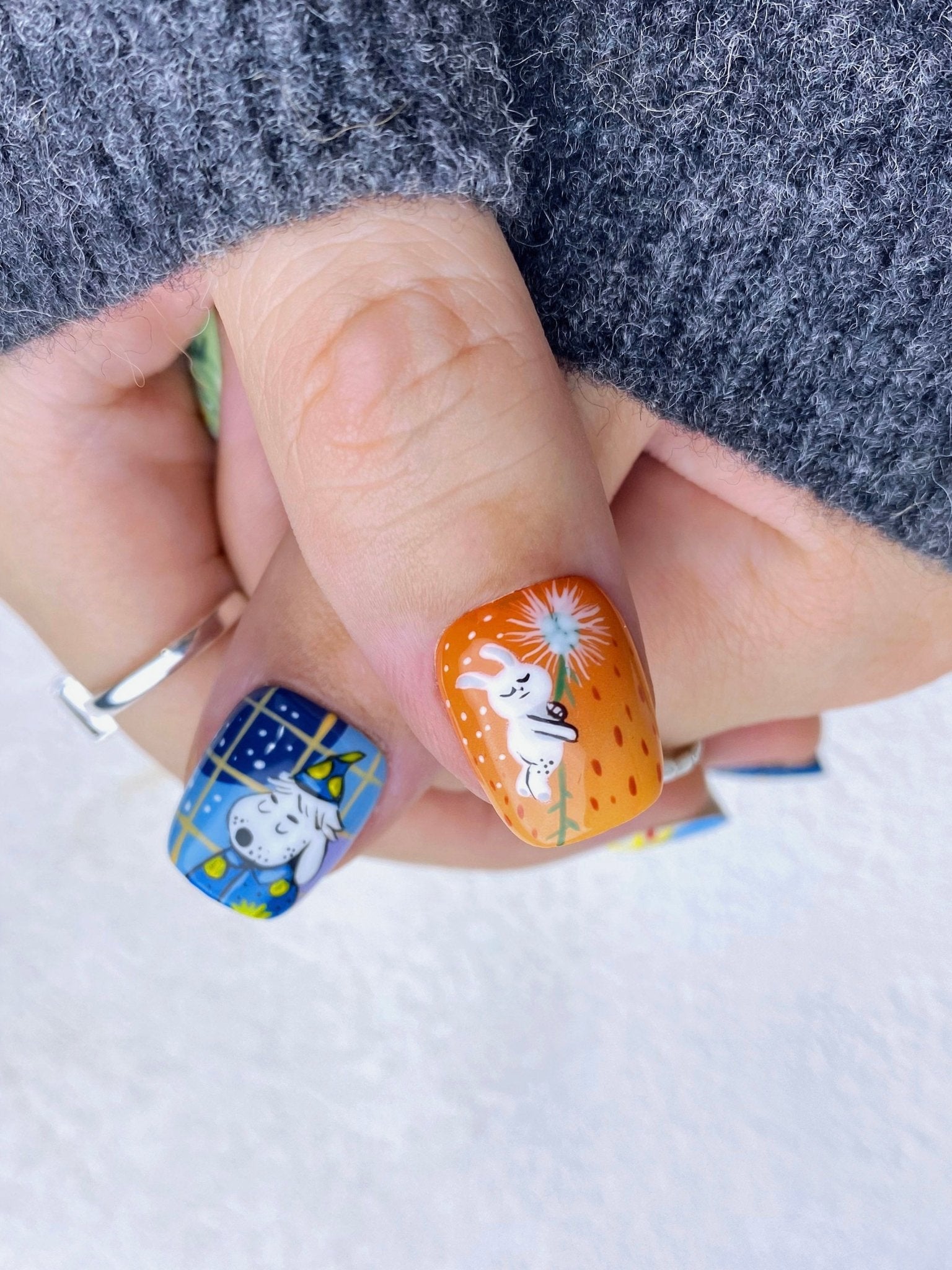 Once Upon A Mani - Handmade Press on Nails by Clawcreature - Handmade Press - on Nails