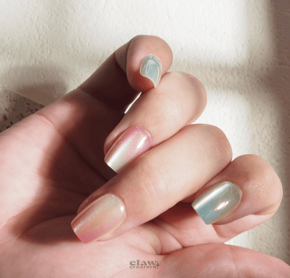 Pastel Prism - Handmade Press on Nails by Clawcreature - Handmade Press - on Nails
