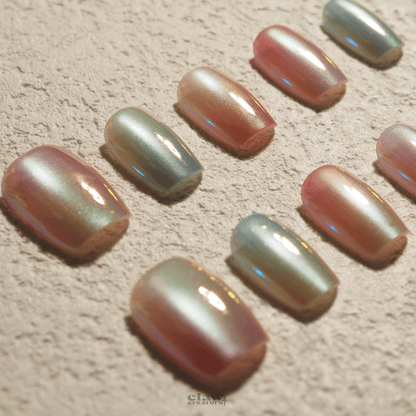Pastel Prism - Handmade Press on Nails by Clawcreature - Handmade Press - on Nails