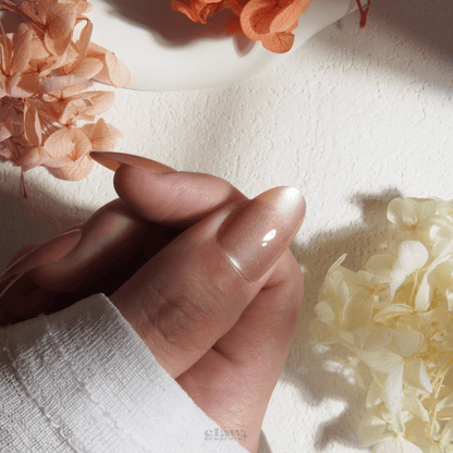 Peachy Dream - Handmade Press on Nails by Clawcreature - Handmade Press - on Nails