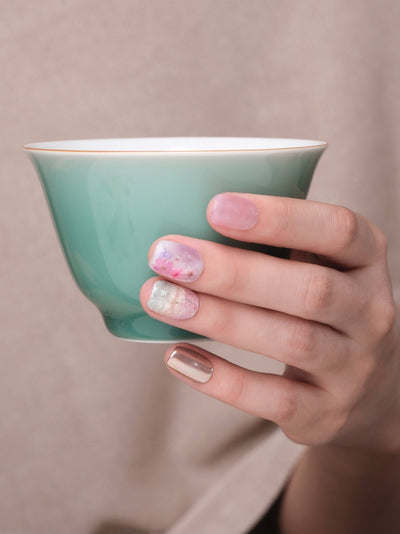 Petal Dusk - Handmade Press on Nails by Clawcreature - Handmade Press - on Nails