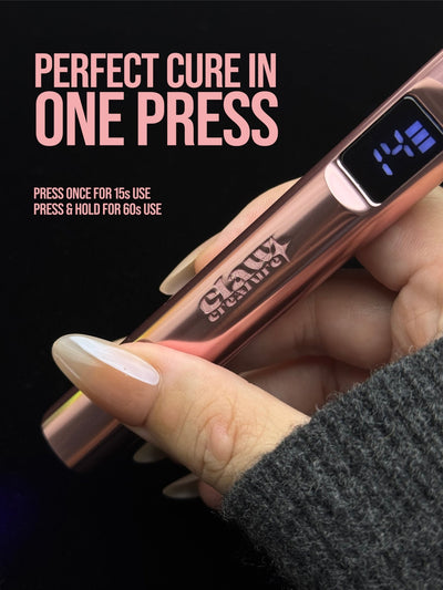 Portable UV Nail Lamp - Nail Lamp by Clawcreature - Handmade Press - on Nails