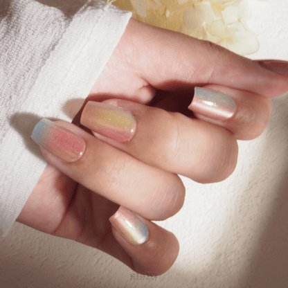 Rainbow Mist - Handmade Press on Nails by Clawcreature - Handmade Press - on Nails