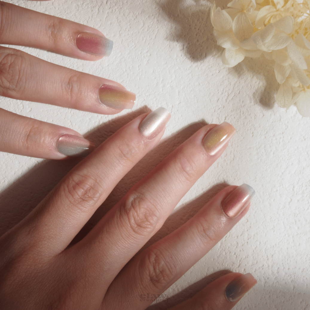 Rainbow Mist - Handmade Press on Nails by Clawcreature - Handmade Press - on Nails
