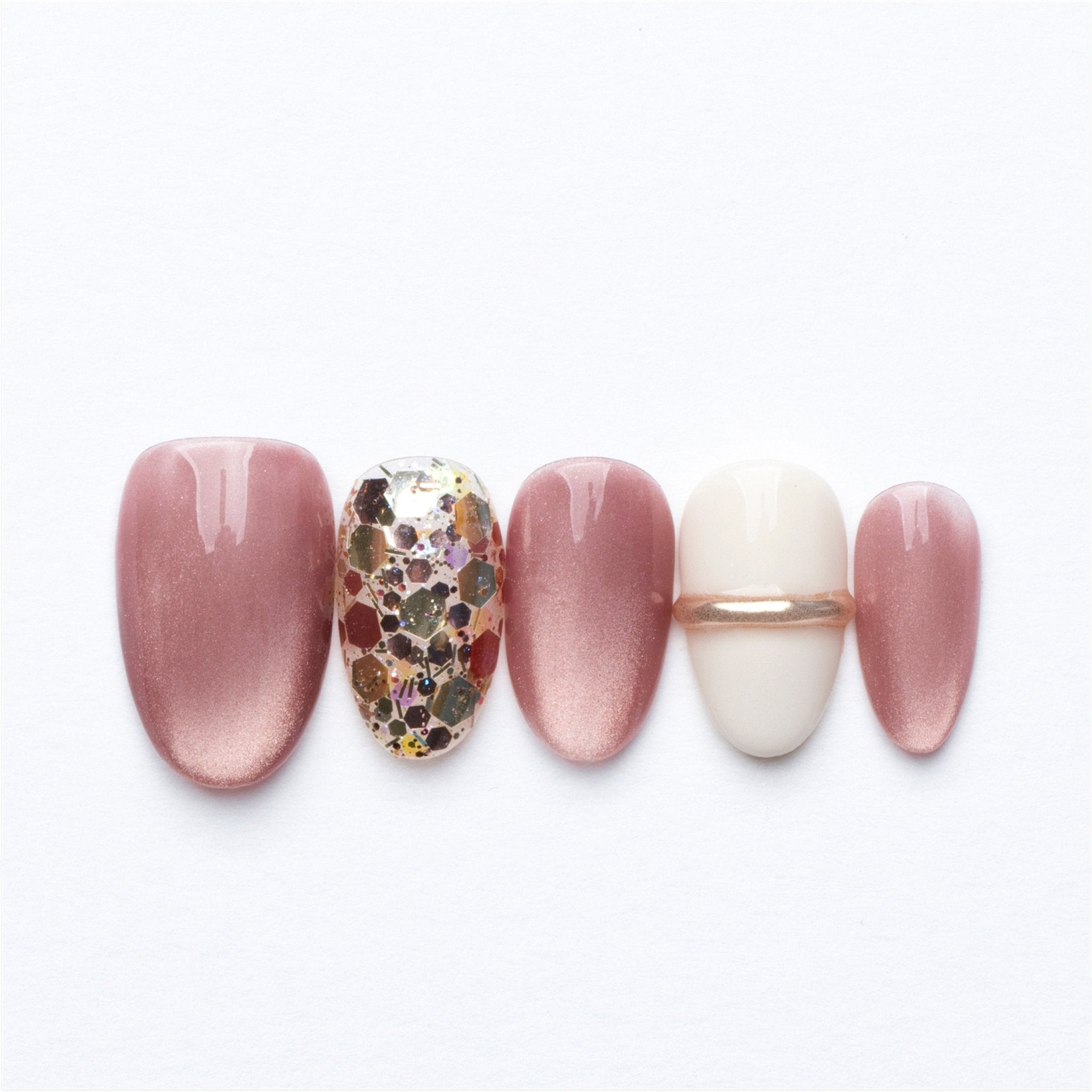 Raspberry - Handmade Press on Nails by Clawcreature - Handmade Press - on Nails