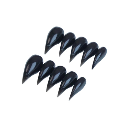 Raven Claw - Handmade Press on Nails by Clawcreature - Handmade Press - on Nails