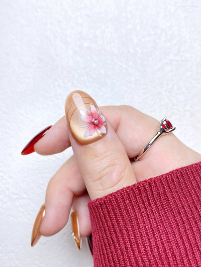 Red Velvet - Handmade Press on Nails by Clawcreature - Handmade Press - on Nails