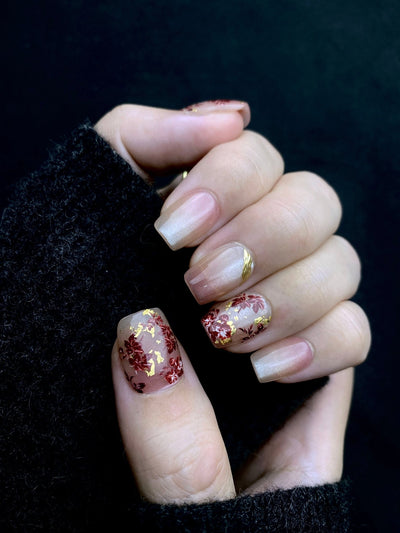 Rosé All Drape - Handmade Press on Nails by Clawcreature - Handmade Press - on Nails