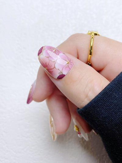 Royal Bloom - Handmade Press on Nails by Clawcreature - Handmade Press - on Nails
