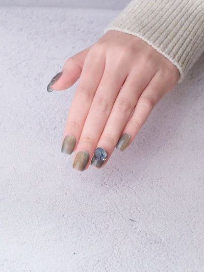 Siren of Mermaid - Handmade Press on Nails by Clawcreature - Handmade Press - on Nails