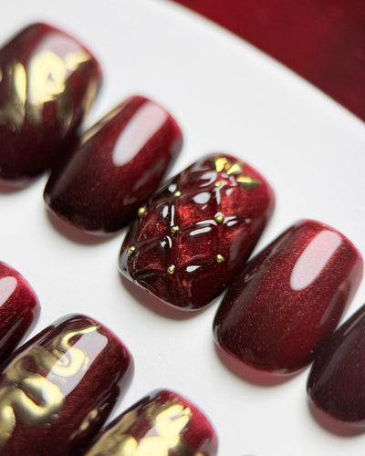 Slither & Prosper - Handmade Press on Nails by Clawcreature - Handmade Press - on Nails