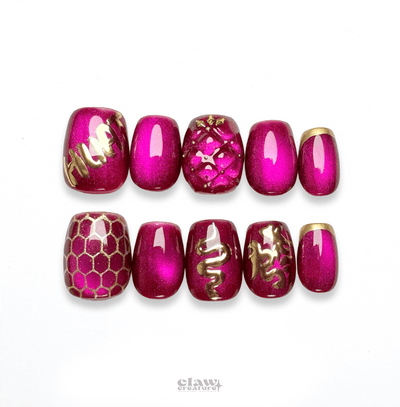 Slither & Prosper - Handmade Press on Nails by Clawcreature - Handmade Press - on Nails