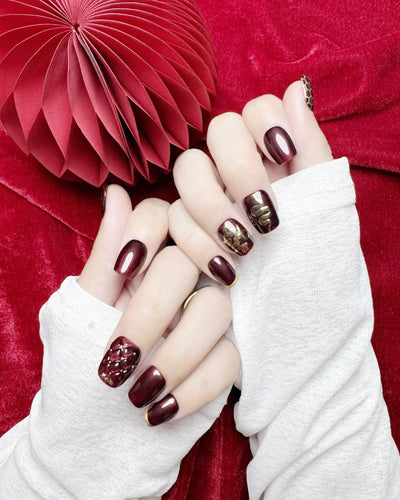 Slither & Prosper - Handmade Press on Nails by Clawcreature - Handmade Press - on Nails