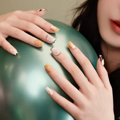 Sophie the Cat - Handmade Press on Nails by Clawcreature - Handmade Press - on Nails