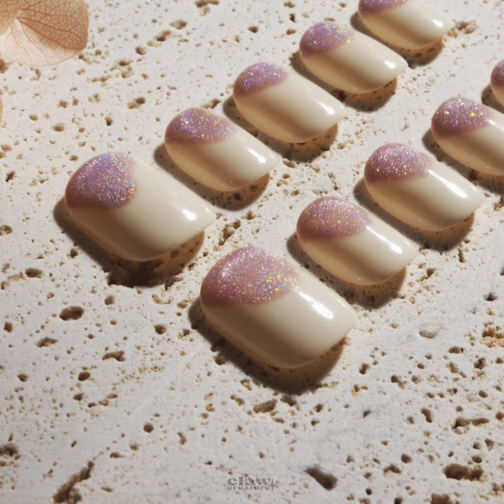Stardust Chic - Handmade Press on Nails by Clawcreature - Handmade Press - on Nails