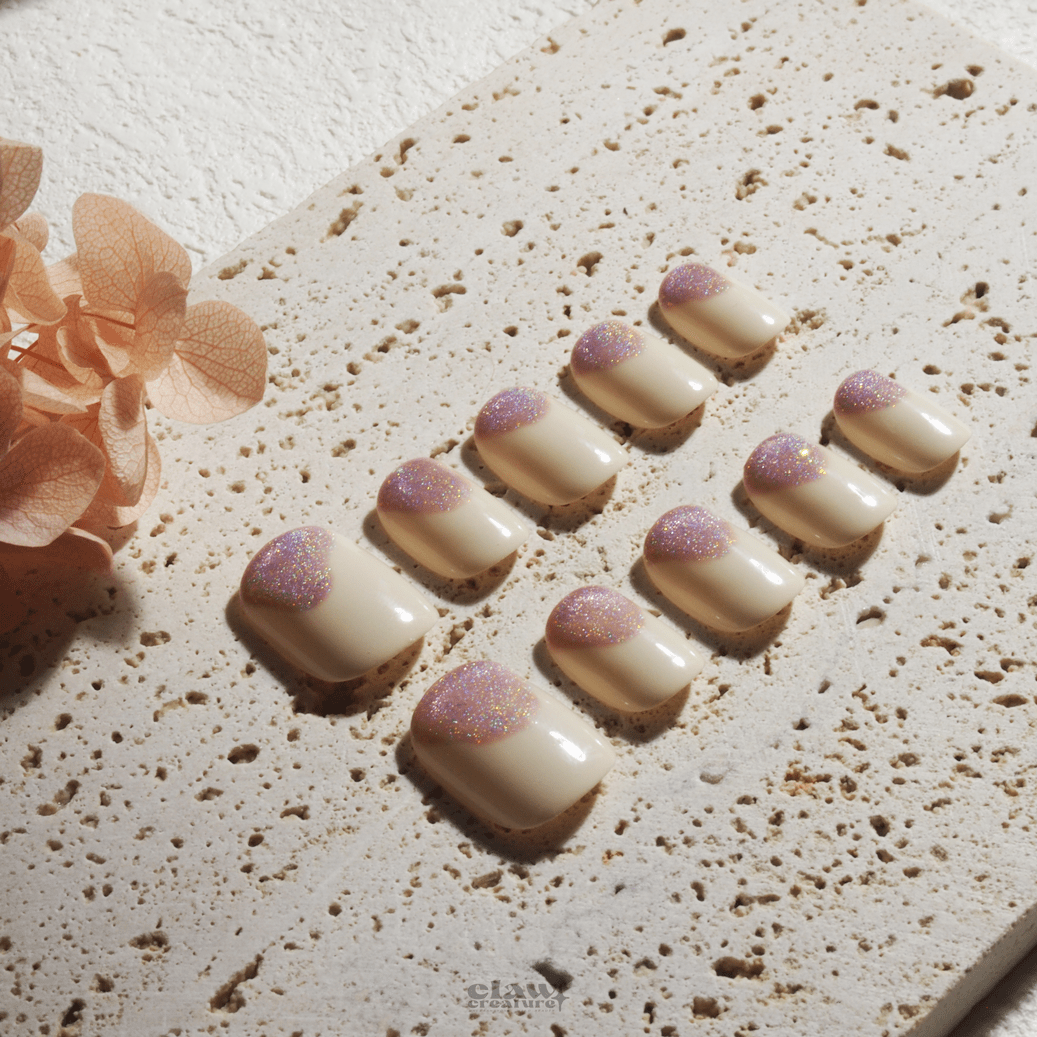 Stardust Chic - Handmade Press on Nails by Clawcreature - Handmade Press - on Nails