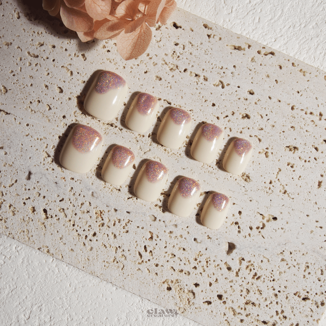 Stardust Chic - Handmade Press on Nails by Clawcreature - Handmade Press - on Nails