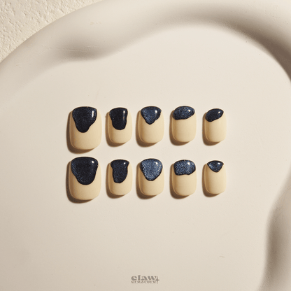 Stardust Chic - Handmade Press on Nails by Clawcreature - Handmade Press - on Nails