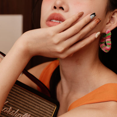 Stitch the Cat - Handmade Press on Nails by Clawcreature - Handmade Press - on Nails