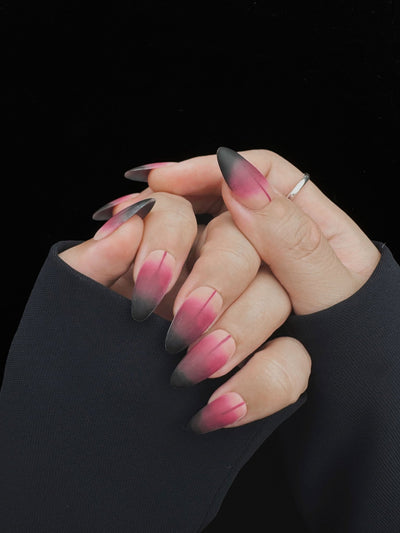Vampire's Veil - Handmade Press on Nails by Clawcreature - Handmade Press - on Nails