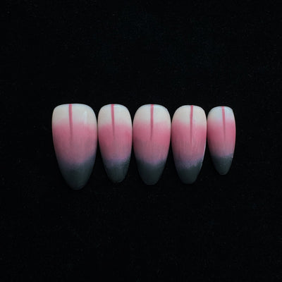 Vampire's Veil - Handmade Press on Nails by Clawcreature - Handmade Press - on Nails