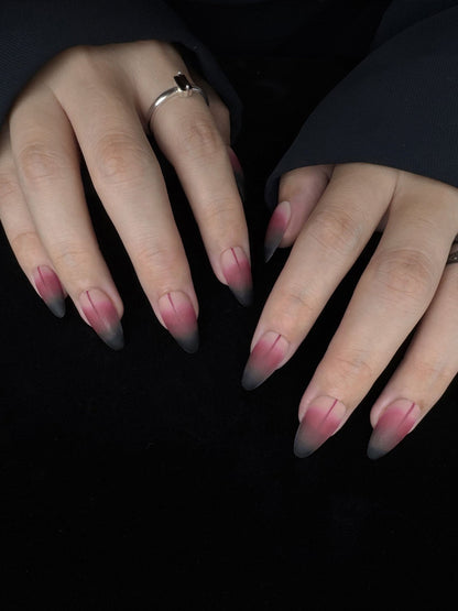 Vampire's Veil - Handmade Press on Nails by Clawcreature - Handmade Press - on Nails