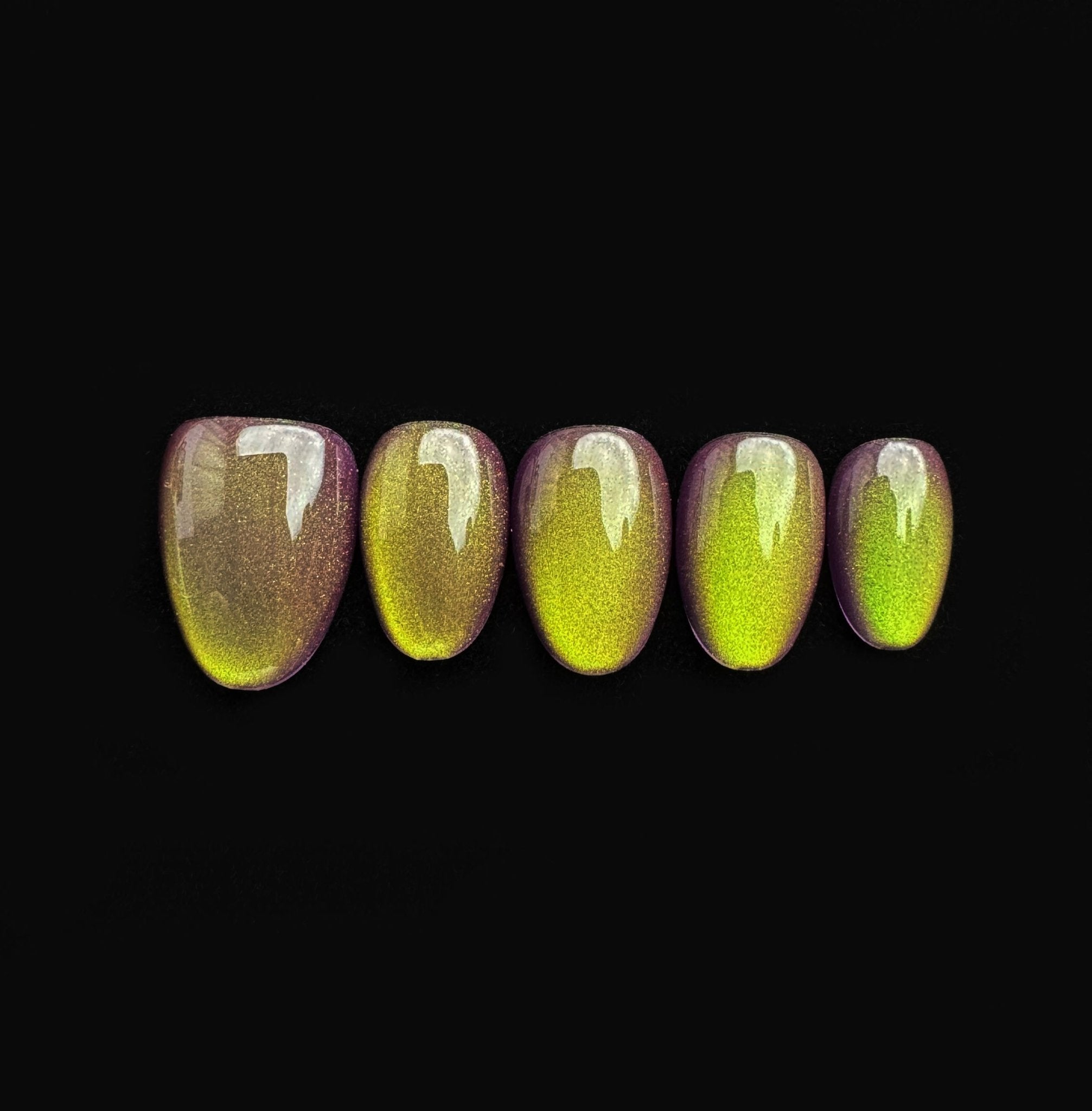 Venom Glow - Handmade Press on Nails by Clawcreature - Handmade Press - on Nails