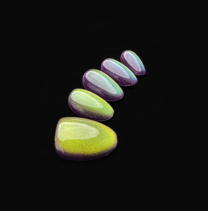 Venom Glow - Handmade Press on Nails by Clawcreature - Handmade Press - on Nails